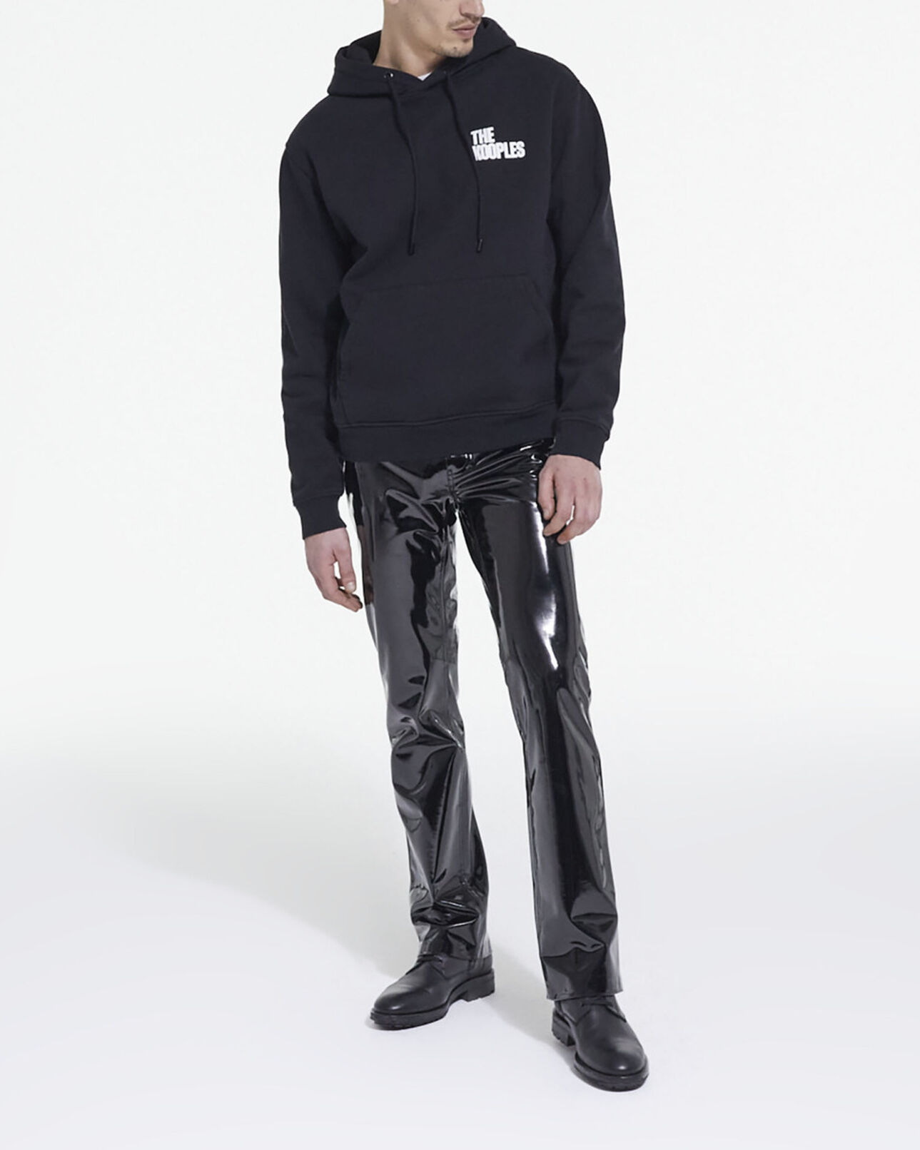 The Kooples MEN BLACK the kooples black logo sweatshirt