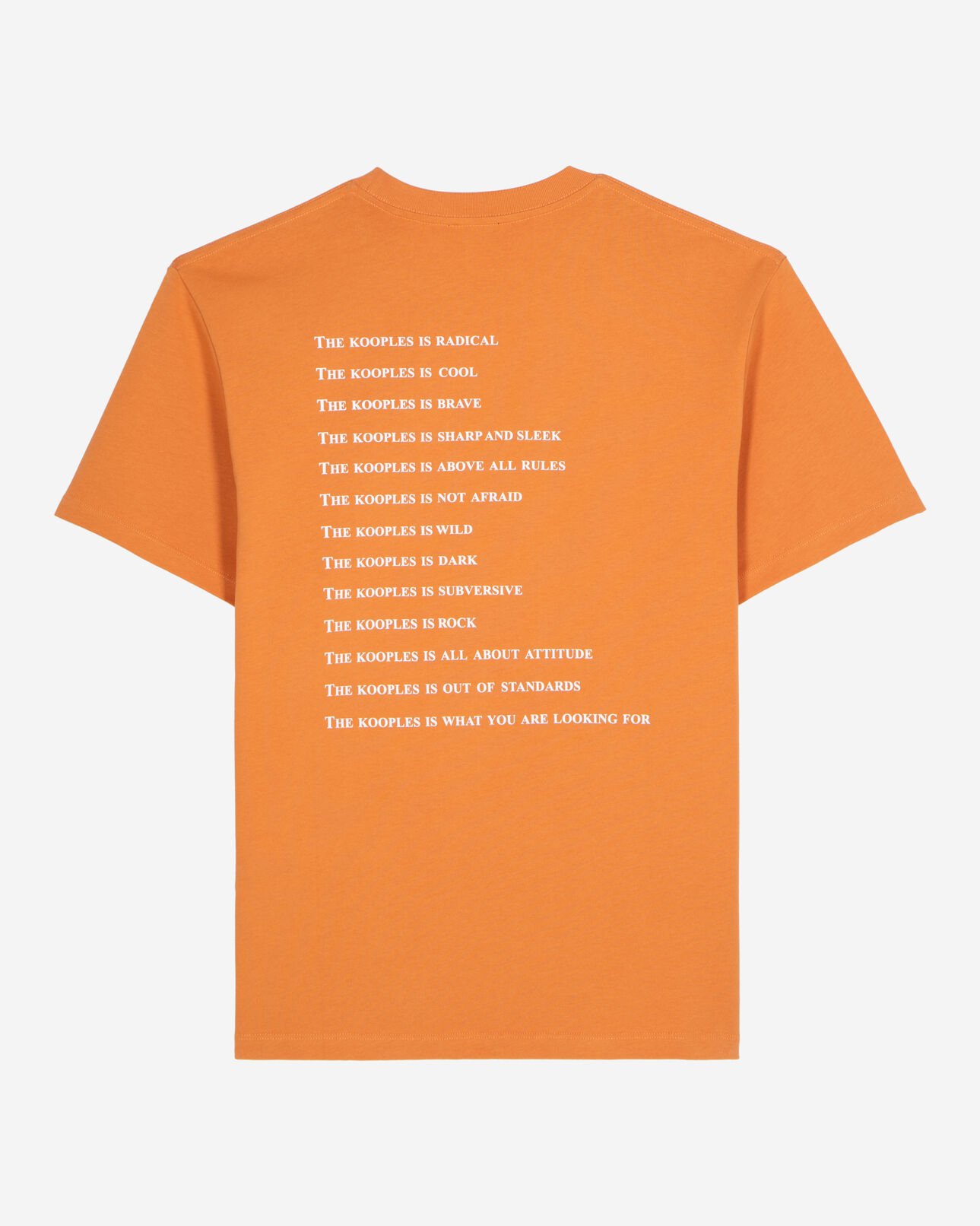 The Kooples MEN ABRICOT orange what is t-shirt