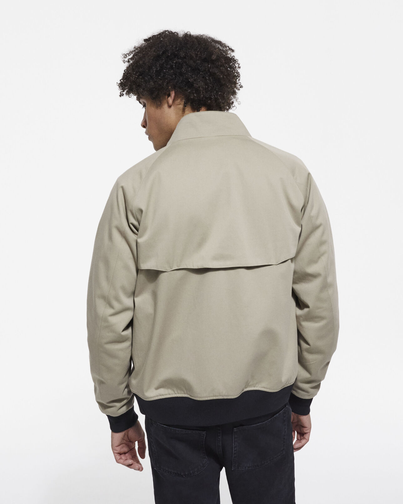 The Kooples HERREN BEIGE beige gefütterte jacke mit leopardenmuster