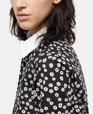 The Kooples WOMEN BLACK WHITE printed shirt