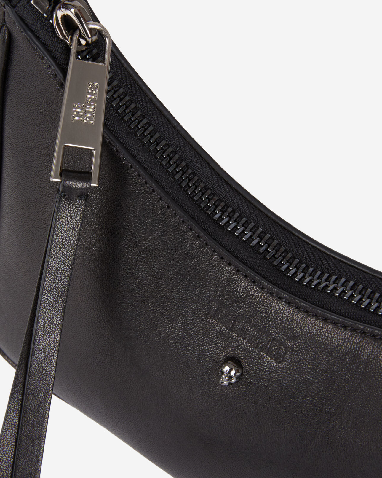 The Kooples DAMEN BLACK jade tasche aus schwarzem leder