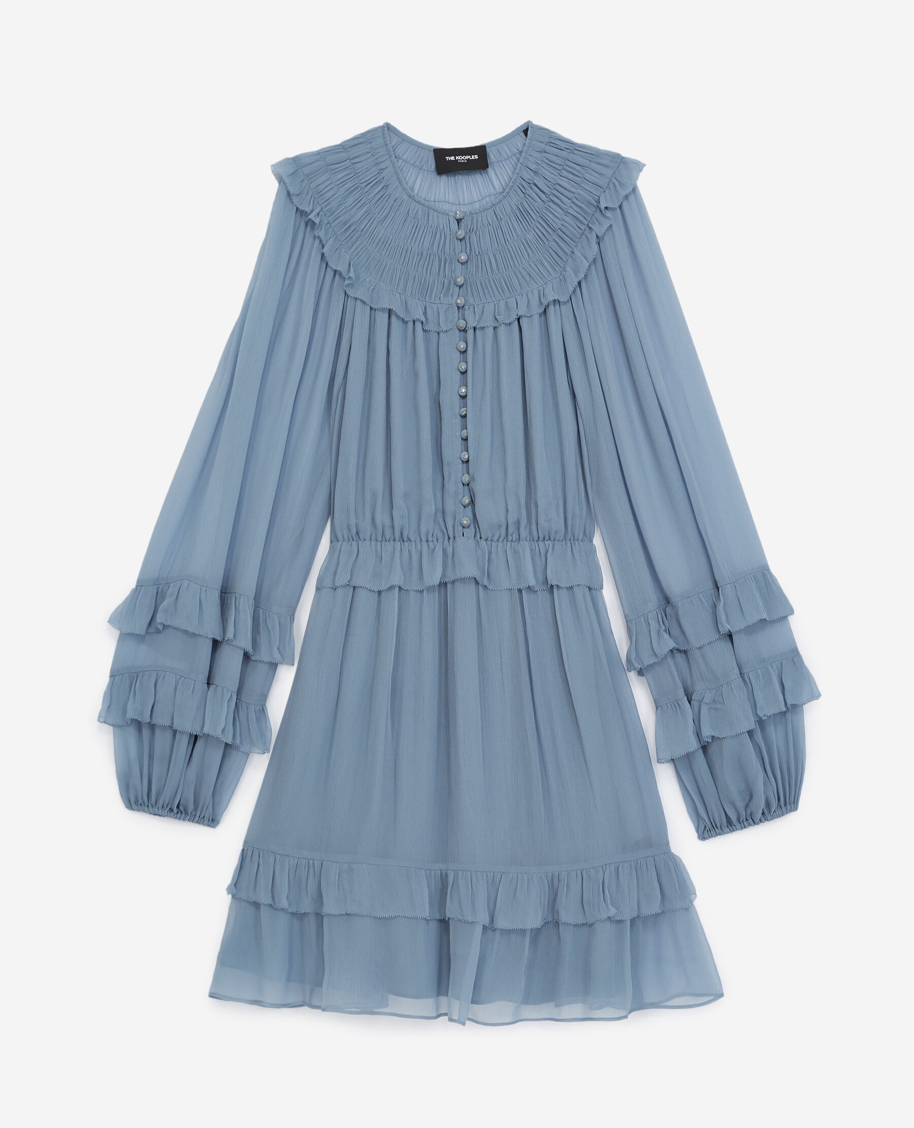 Sky blue dress short new arrivals