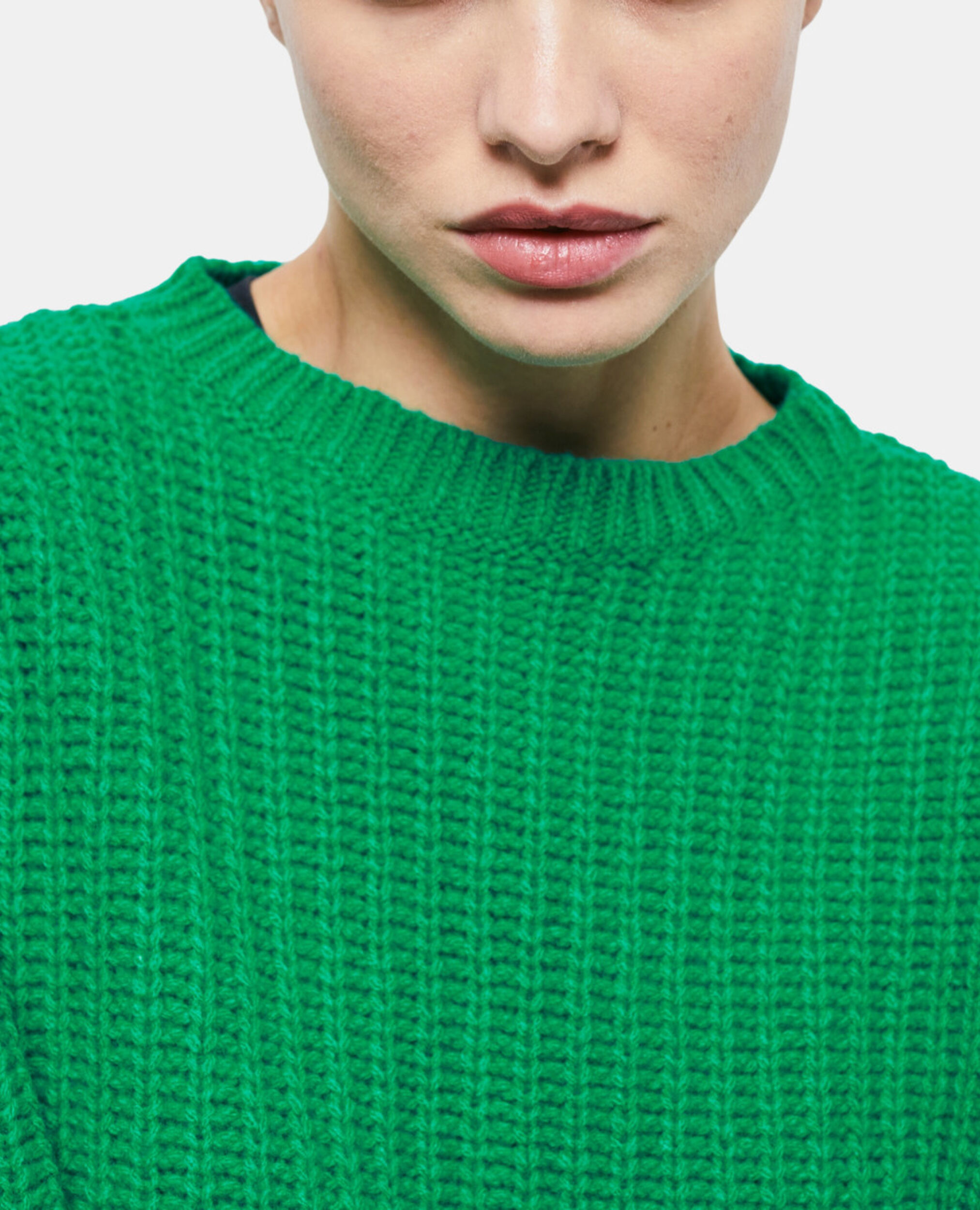Green wool sweater, GREEN, hi-res image number null