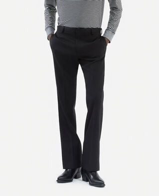 The Kooples MEN BLACK black wool pants