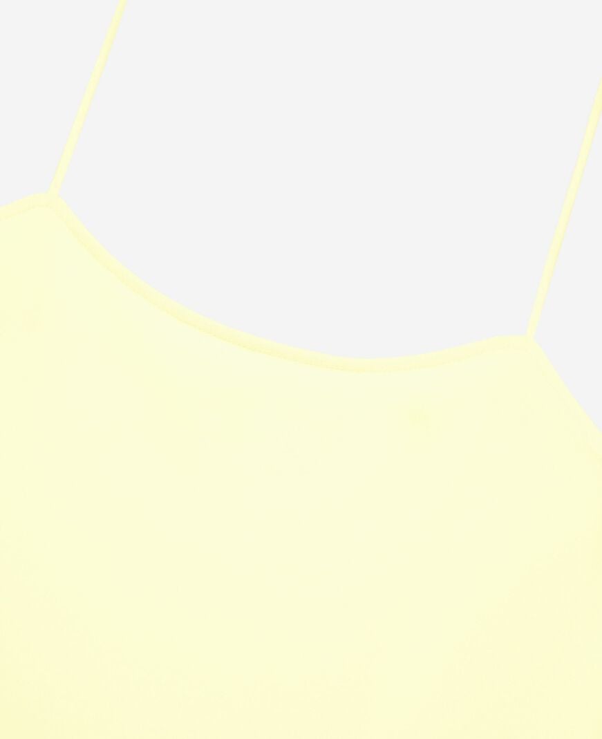 The Kooples WOMEN YELLOW light yellow camisole