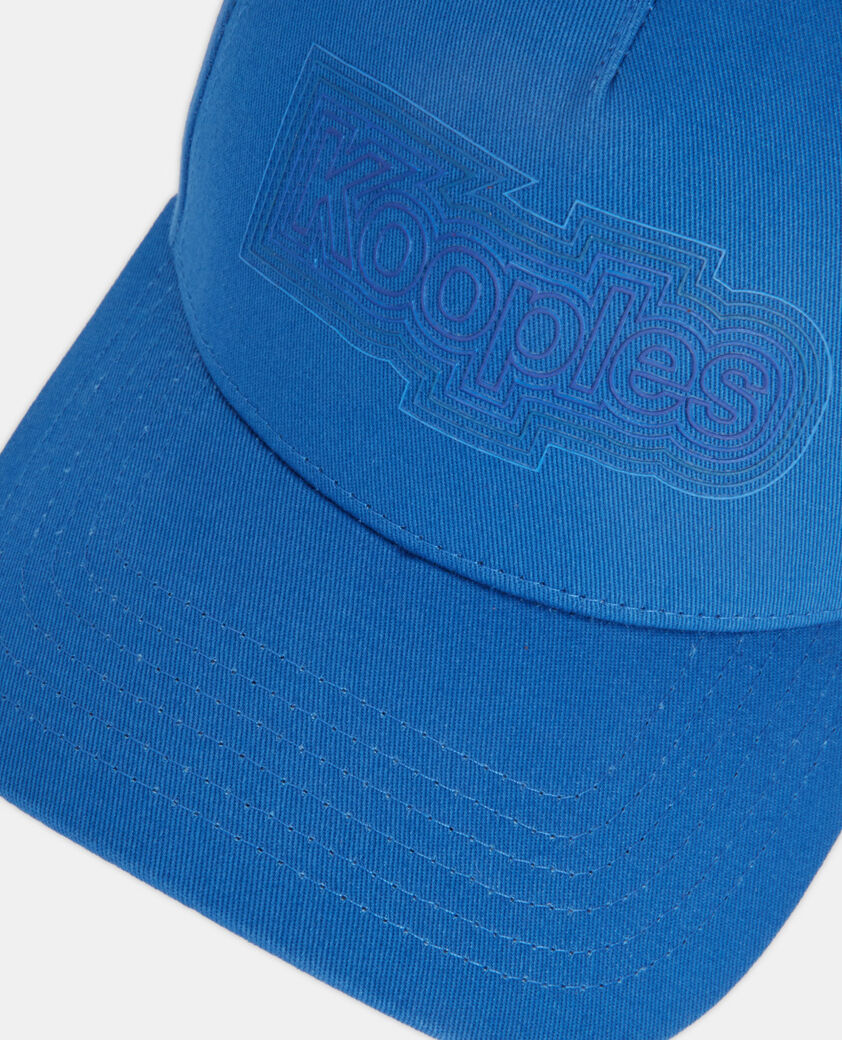 The Kooples MIXED BLUE blue logo cap