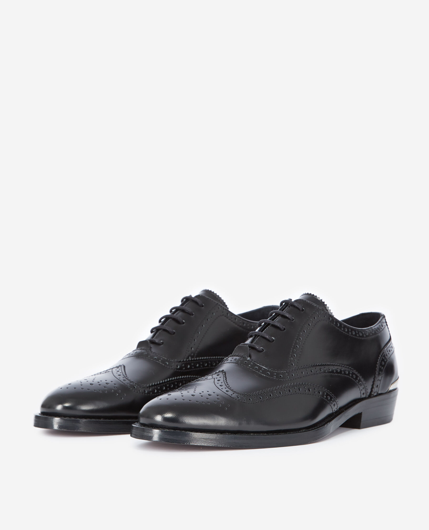 Silver oxford shoes outlet