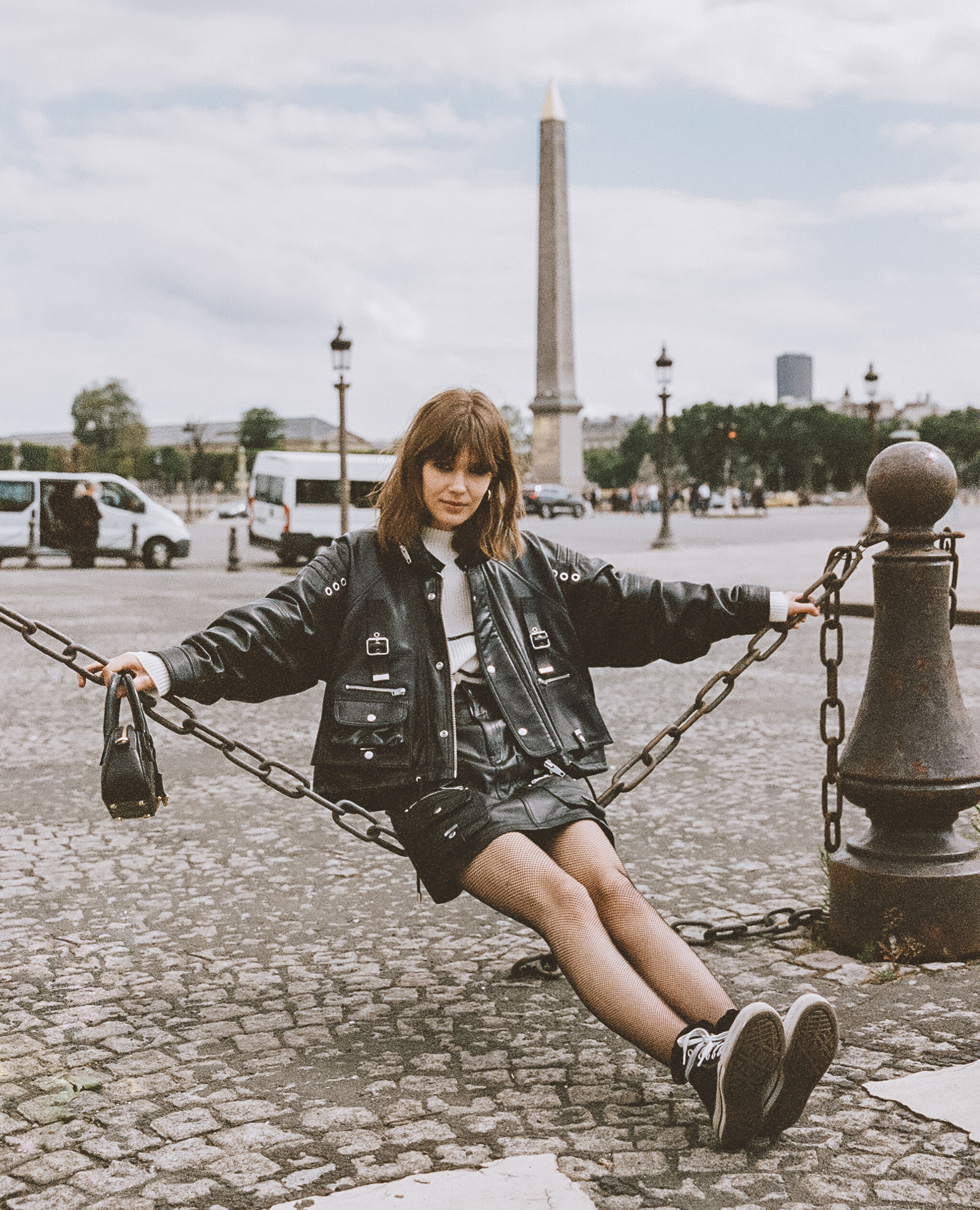 Jupe cuir hotsell kooples