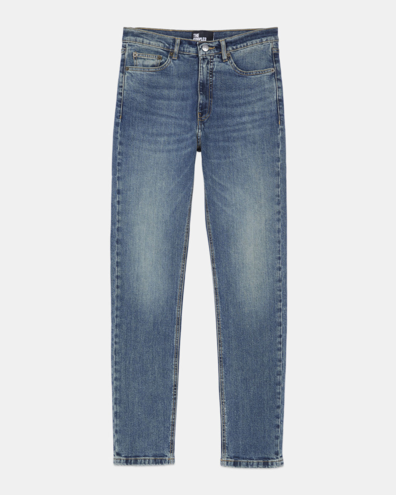The Kooples WOMEN USED RAPIECE faded blue skinny jeans