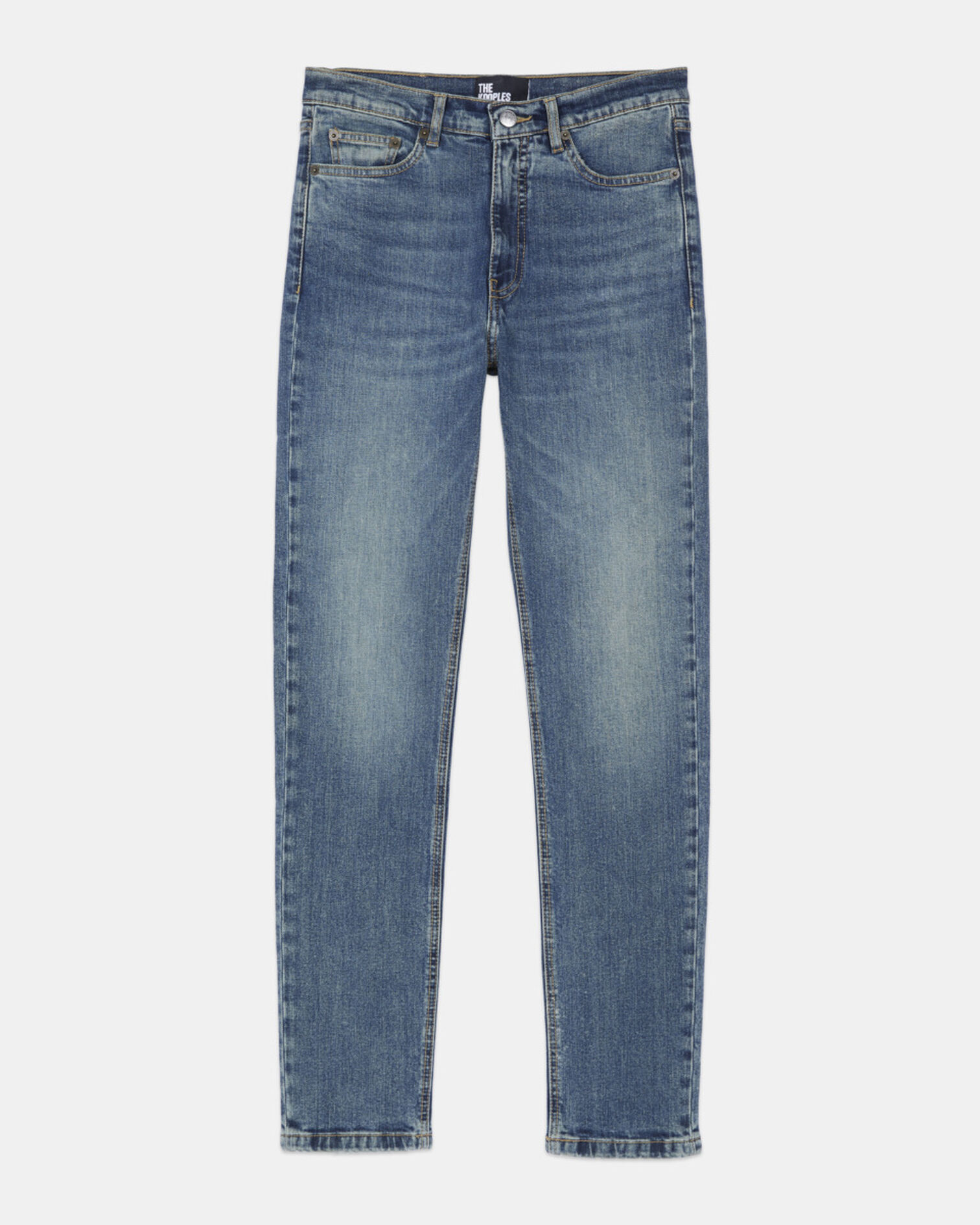Faded blue skinny jeans, USED RAPIECE, hi-res image number null