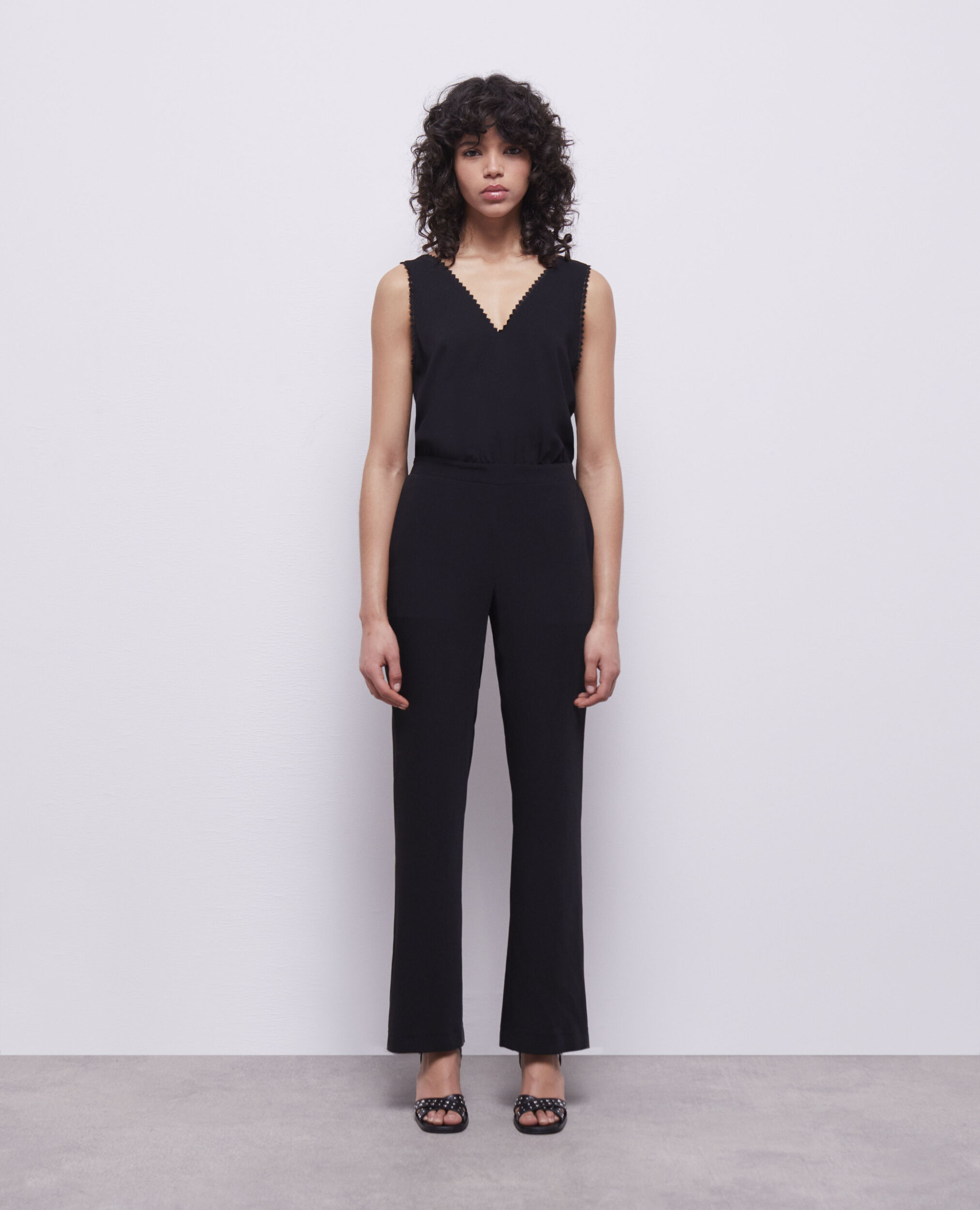 Black jumpsuit, BLACK, hi-res image number null
