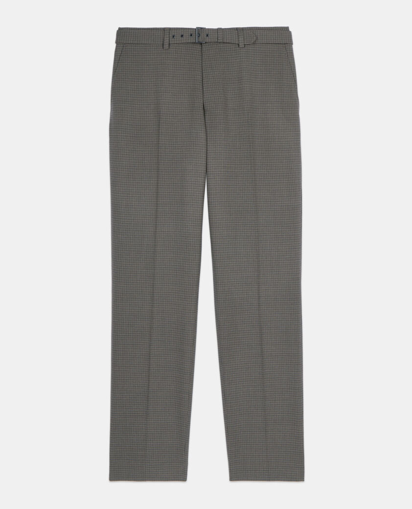 The Kooples H BROWN brown wool suit trousers