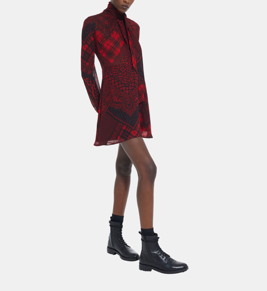 Robe the kooples rouge et noire outlet
