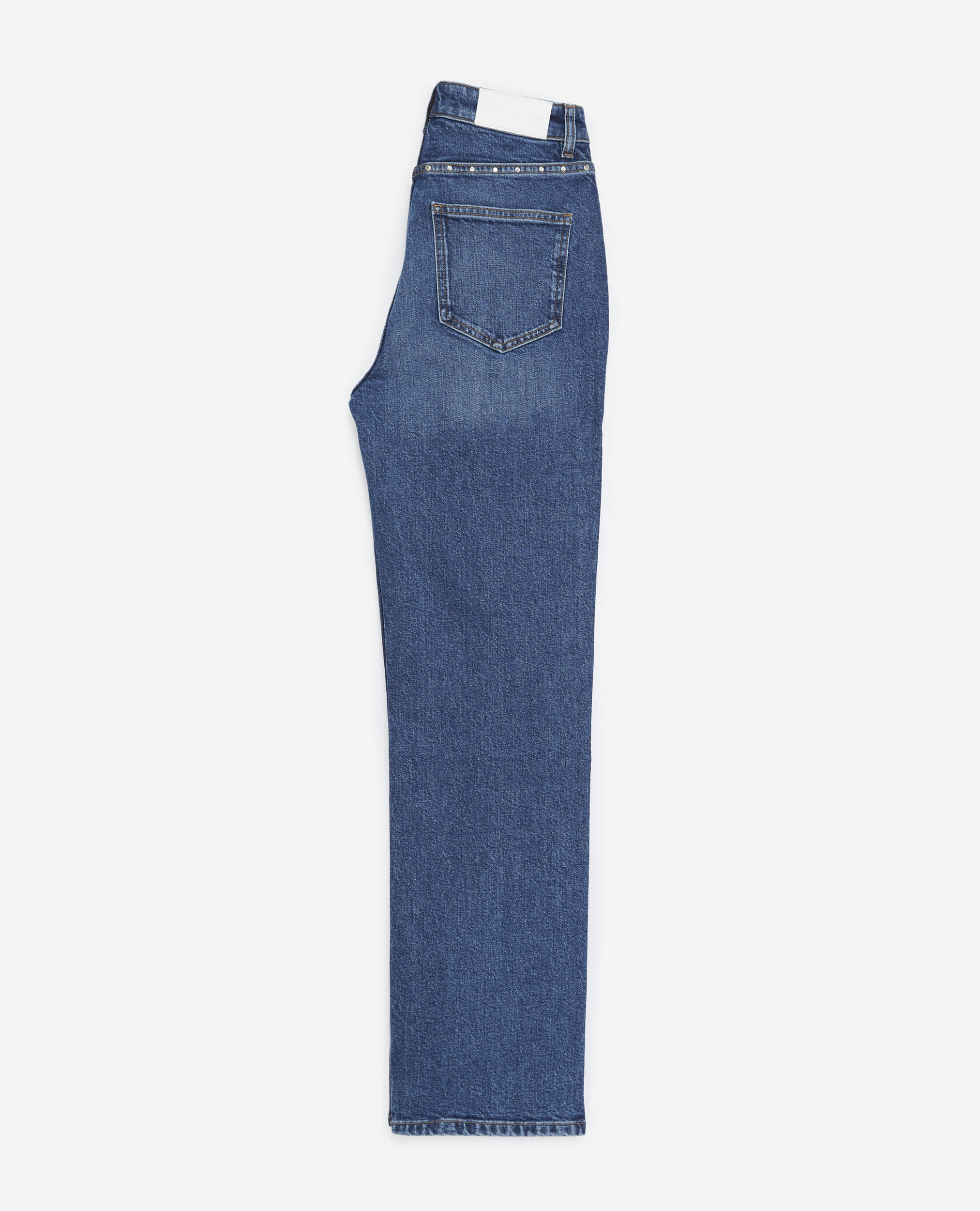 Jeans blau verwaschen Studs silbern, BLUE WASHED, hi-res image number null