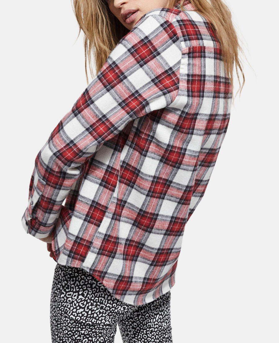 The Kooples F RED overshirt with check motif
