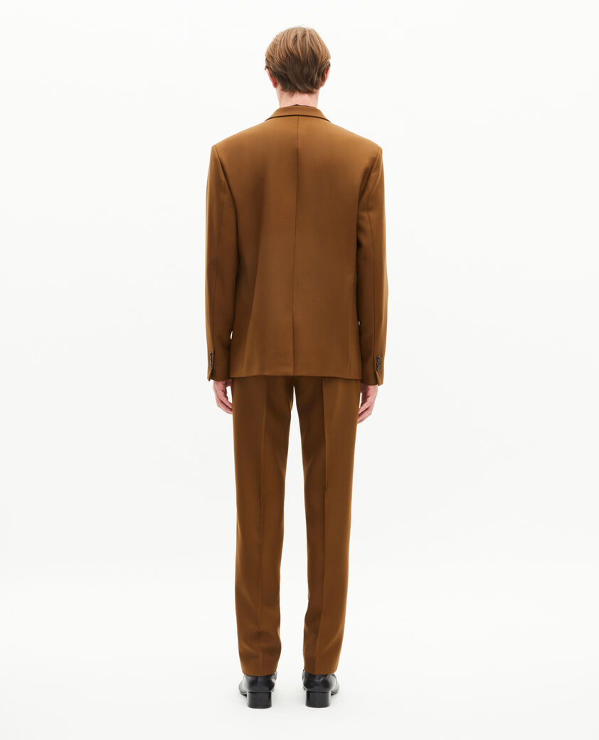 The Kooples HOMME TABACCO veste de costume en laine marron
