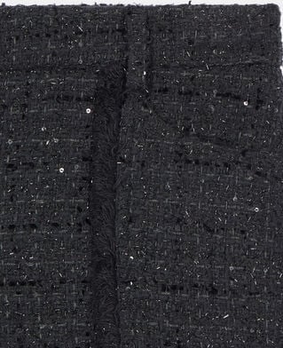 The Kooples WOMEN BLACK black tweed shorts