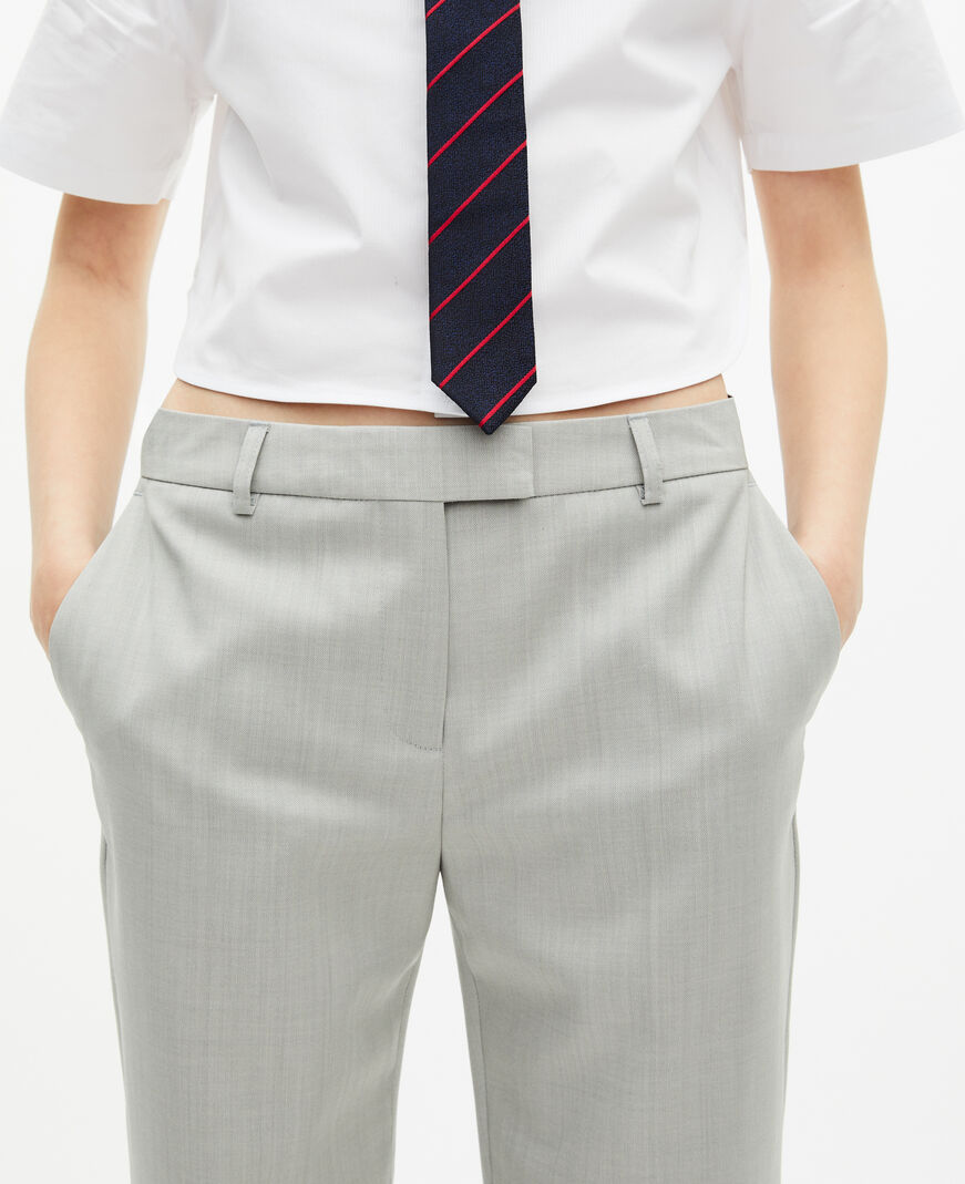 The Kooples MUJER BEIGE pantalón sastre gris