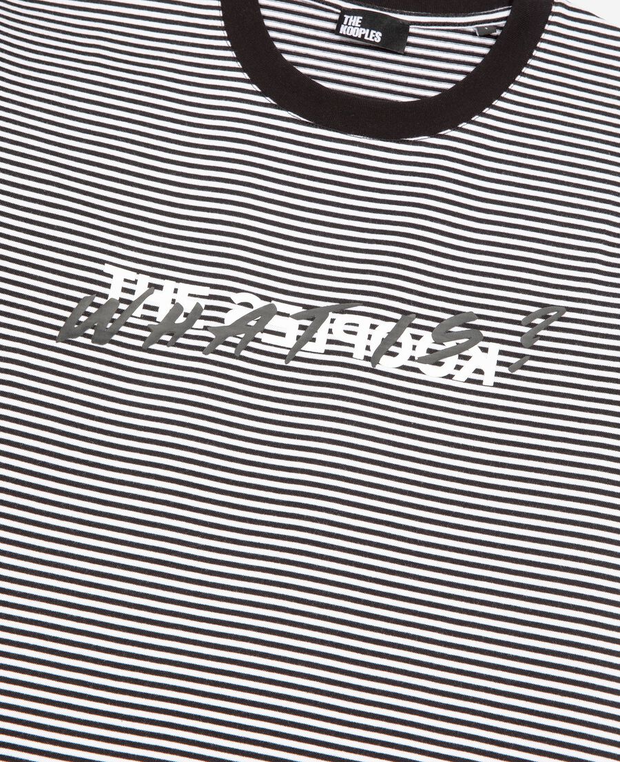 The Kooples MUJER ECRU what is camiseta de rayas crudas