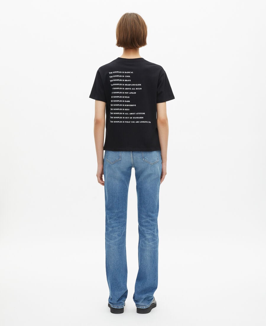 The Kooples FEMME BLACK t-shirt what is noir