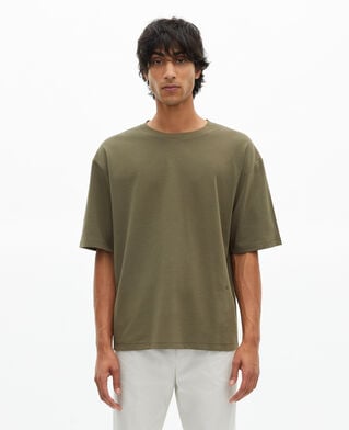 The Kooples HOMME KAKI t-shirt large uni kaki