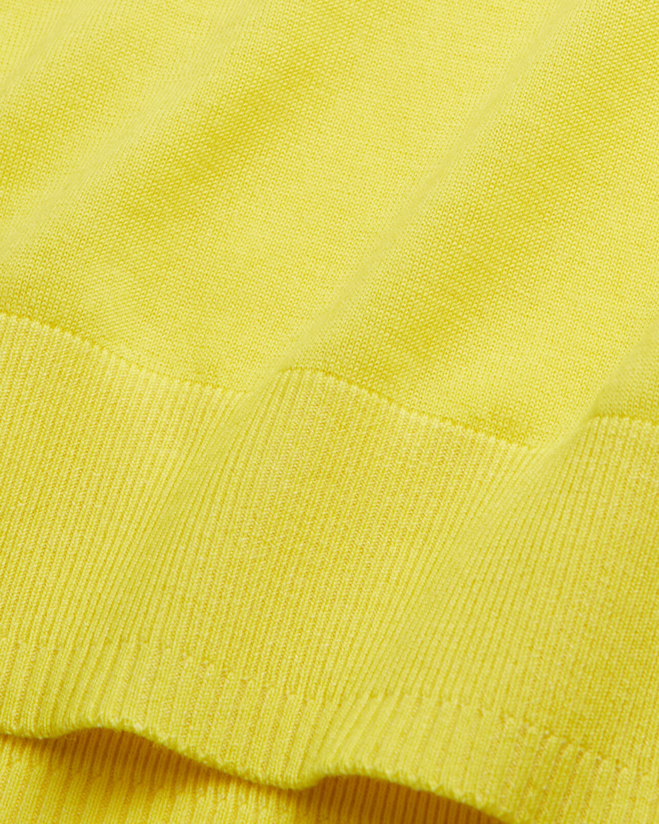 The Kooples MEN YELLOW yellow merino wool sweater