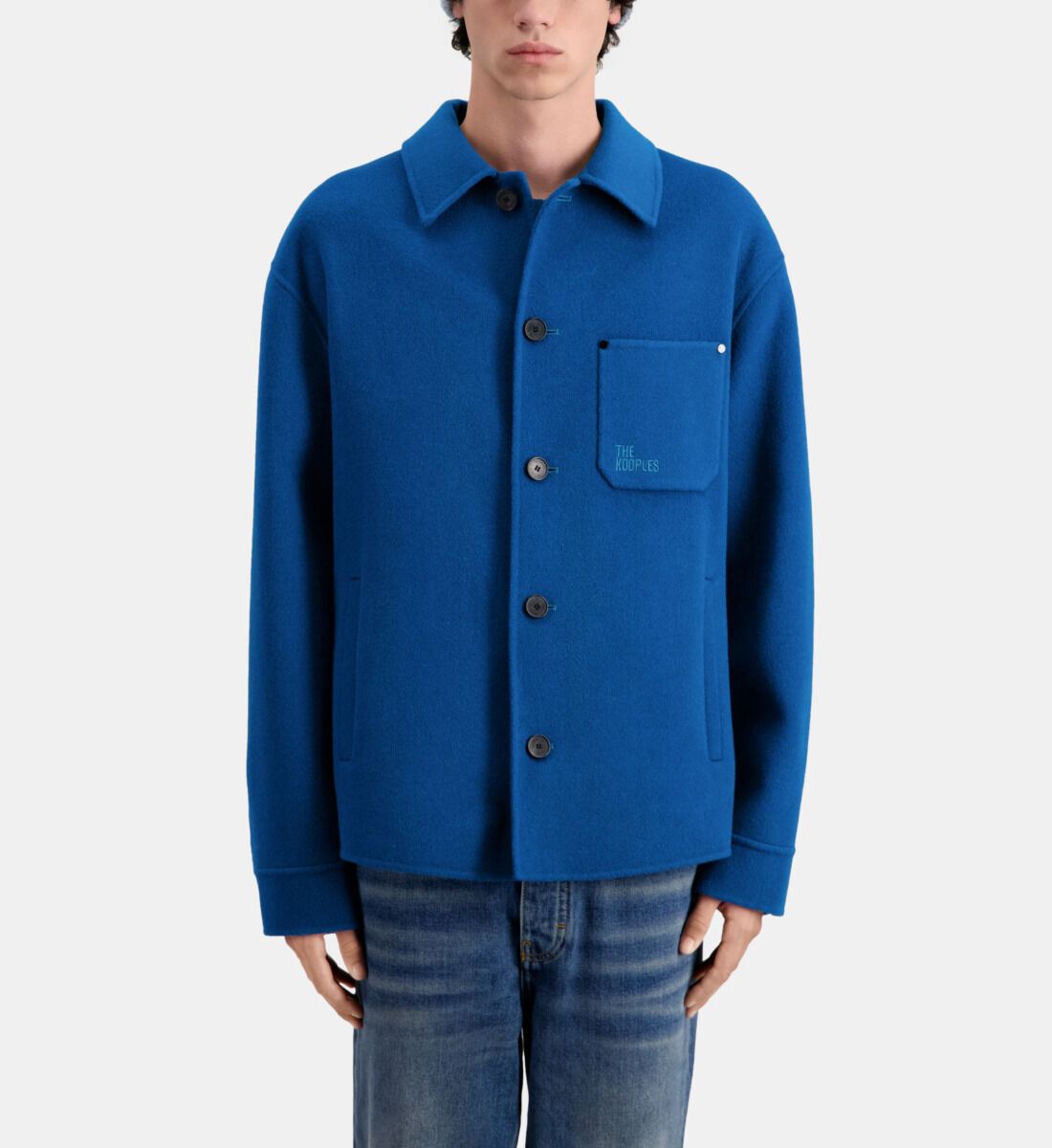 Wool overshirt jacket store