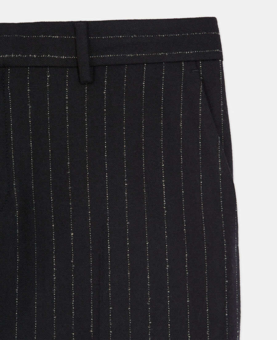 striped suit pants