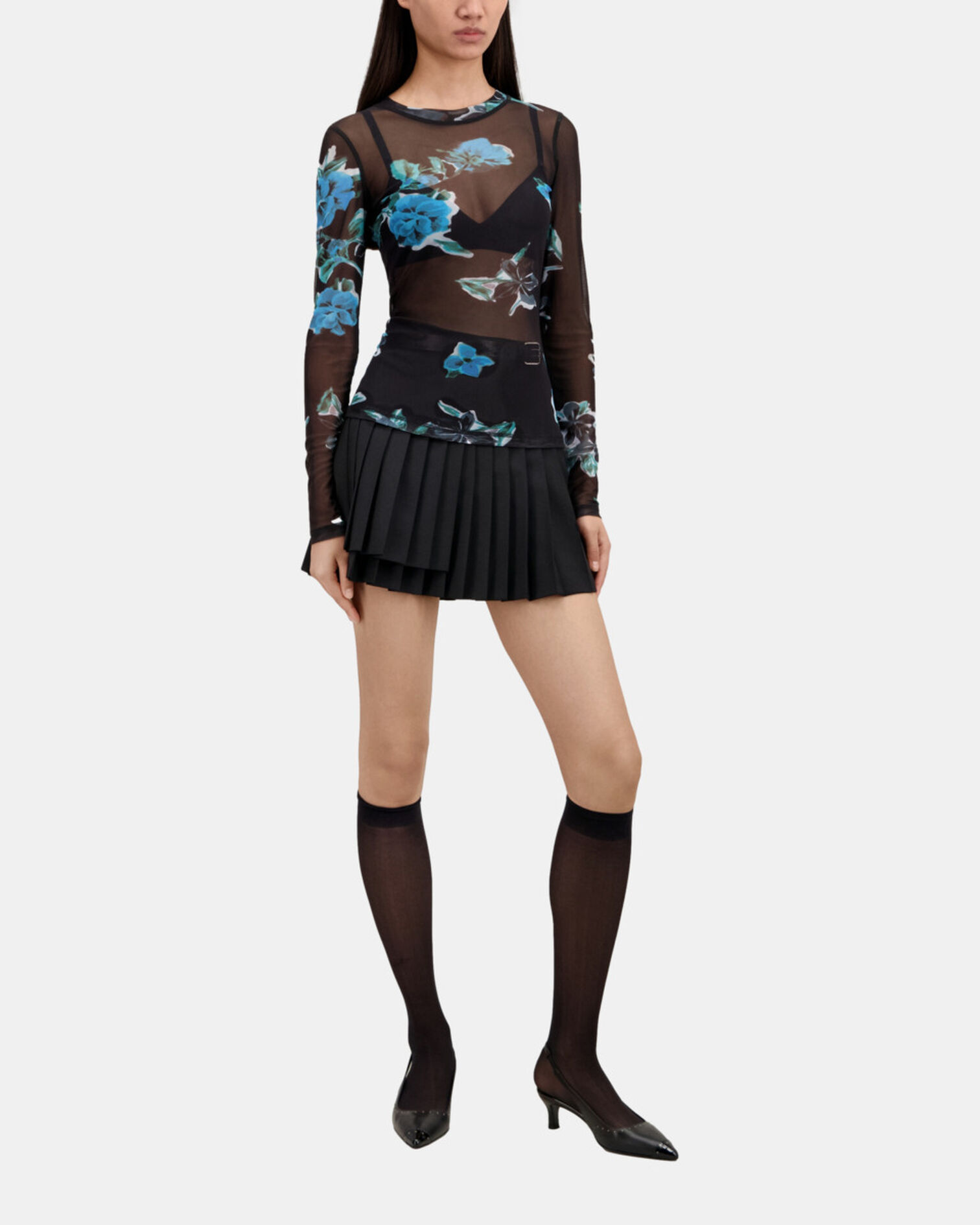 Printed t-shirt, BLACK BLUE, hi-res image number null