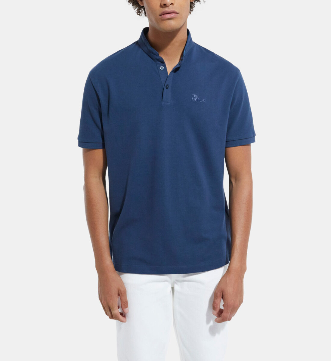 Navy polo sales shirt