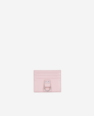The Kooples WOMEN PINK amelia pink leather card case