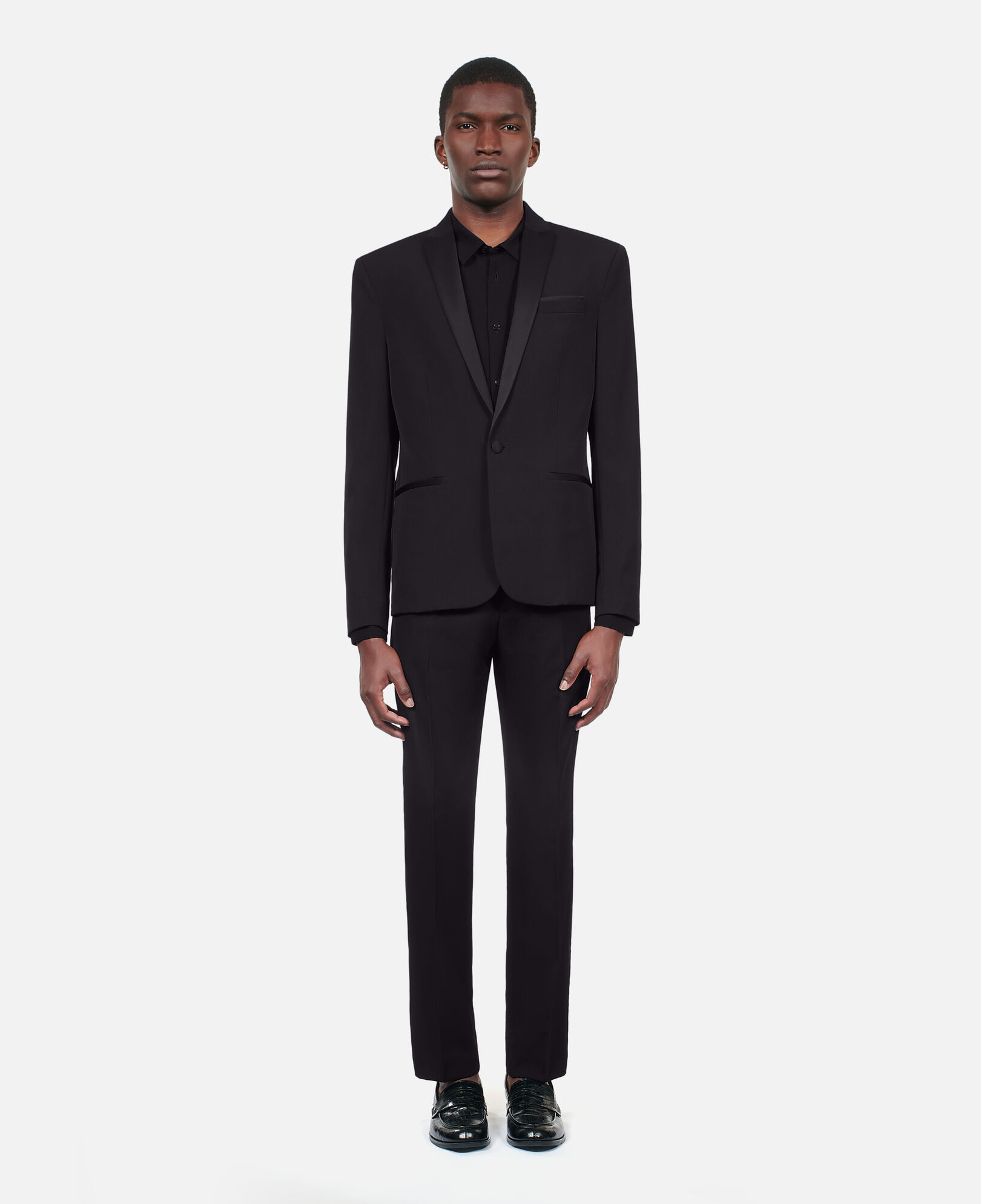 The Kooples HERREN BLACK schwarze smokingjacke