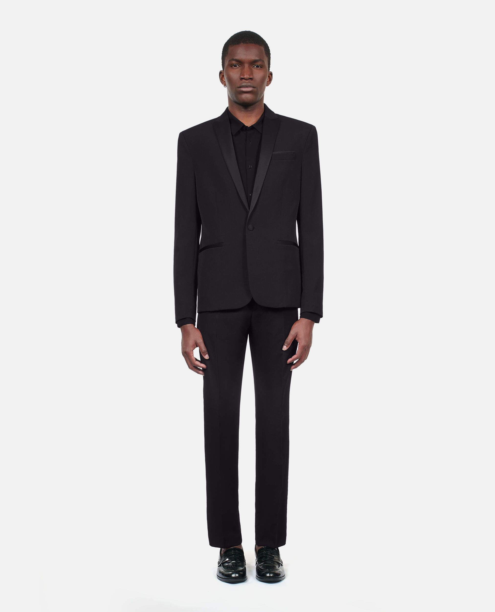 Schwarze Smokingjacke, BLACK, hi-res image number null