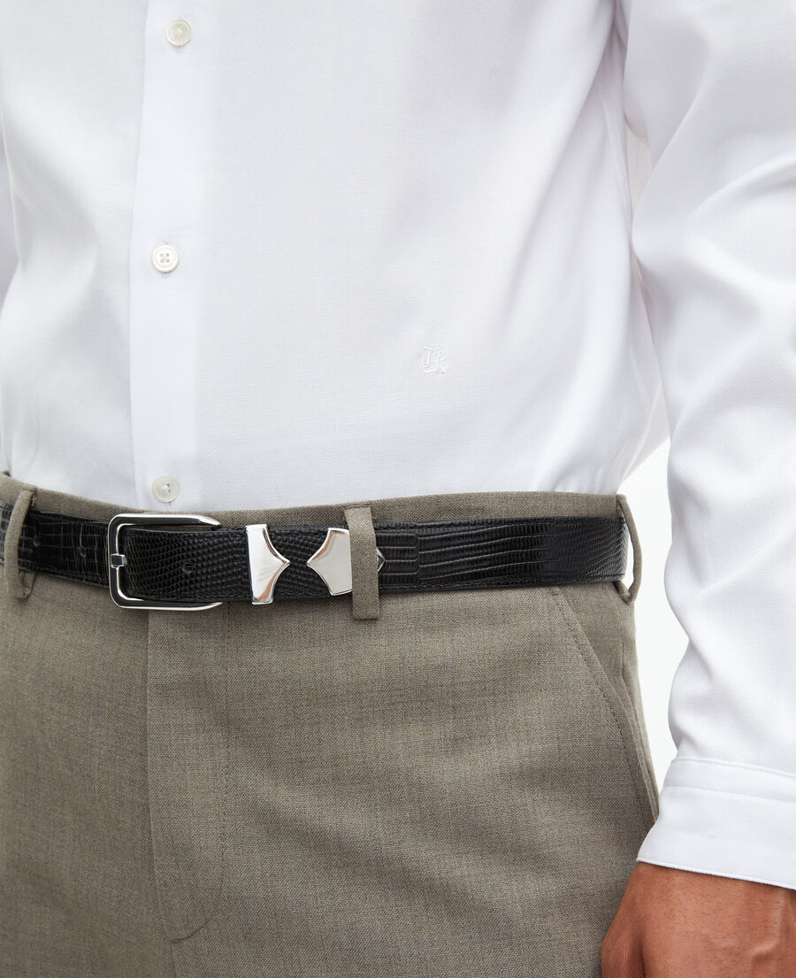 The Kooples MEN WHITE formal shirt with white collar