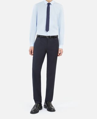 The Kooples HERREN NAVY marineblaue seidenkrawatte