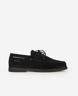 The Kooples H BLACK black suede loafers