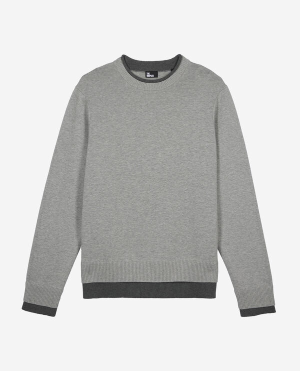 The Kooples H MIDDLE GREY / ANTHRACITE gray sweater