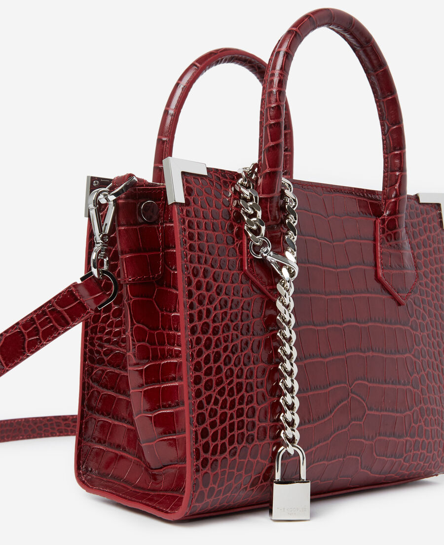 medium burgundy ming bag