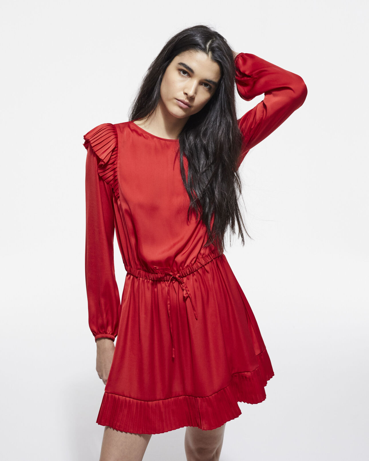 The Kooples DAMEN TANGO RED kurzes kleid rot
