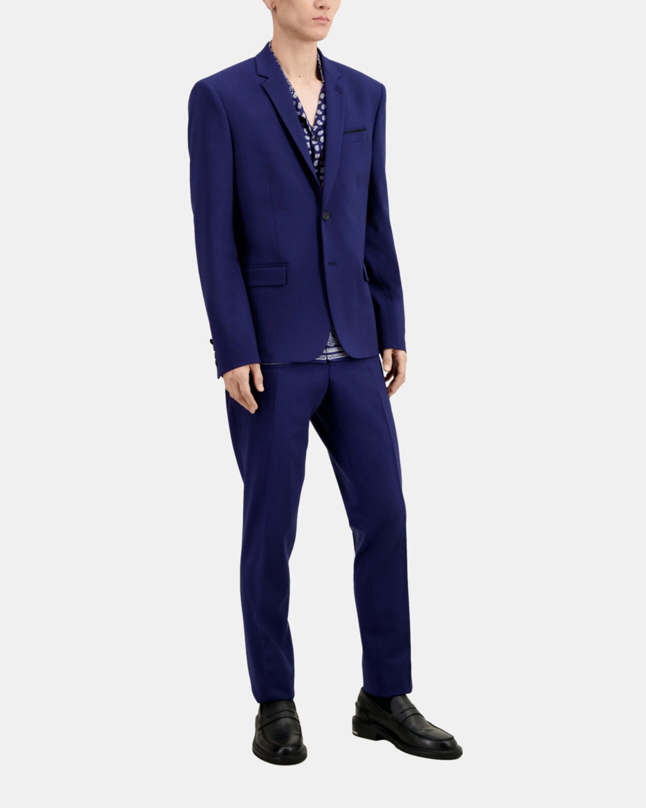 The Kooples HOMME DARK BLUE veste de costume en laine bleu vif