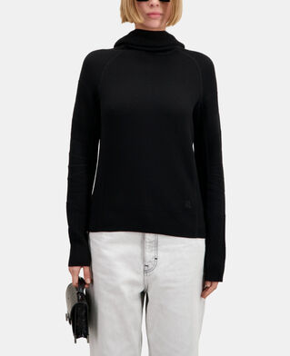 The Kooples F BLACK black balaclava sweater