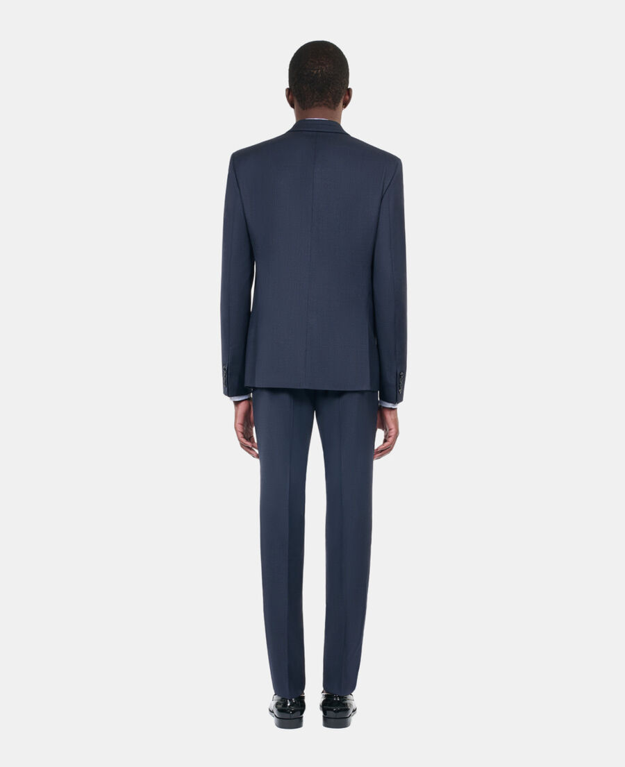 The Kooples MEN NAVY navy blue wool suit jacket