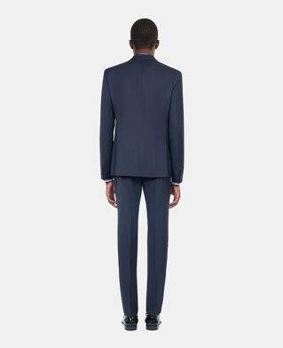 The Kooples MEN NAVY navy blue wool suit jacket
