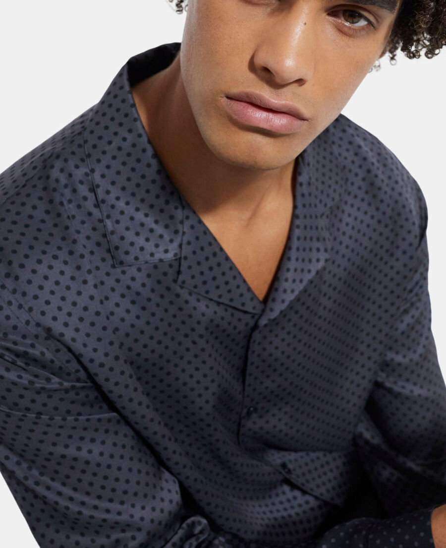 chemise col hawaïen imprimée