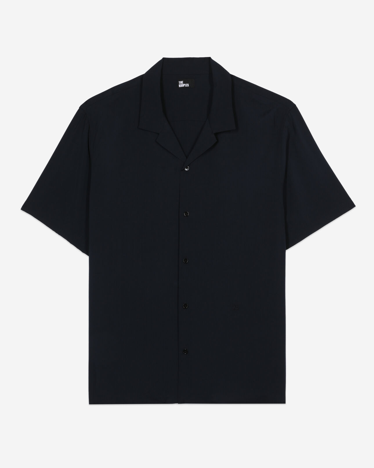 The Kooples HOMME NAVY chemise manches courtes bleu marine