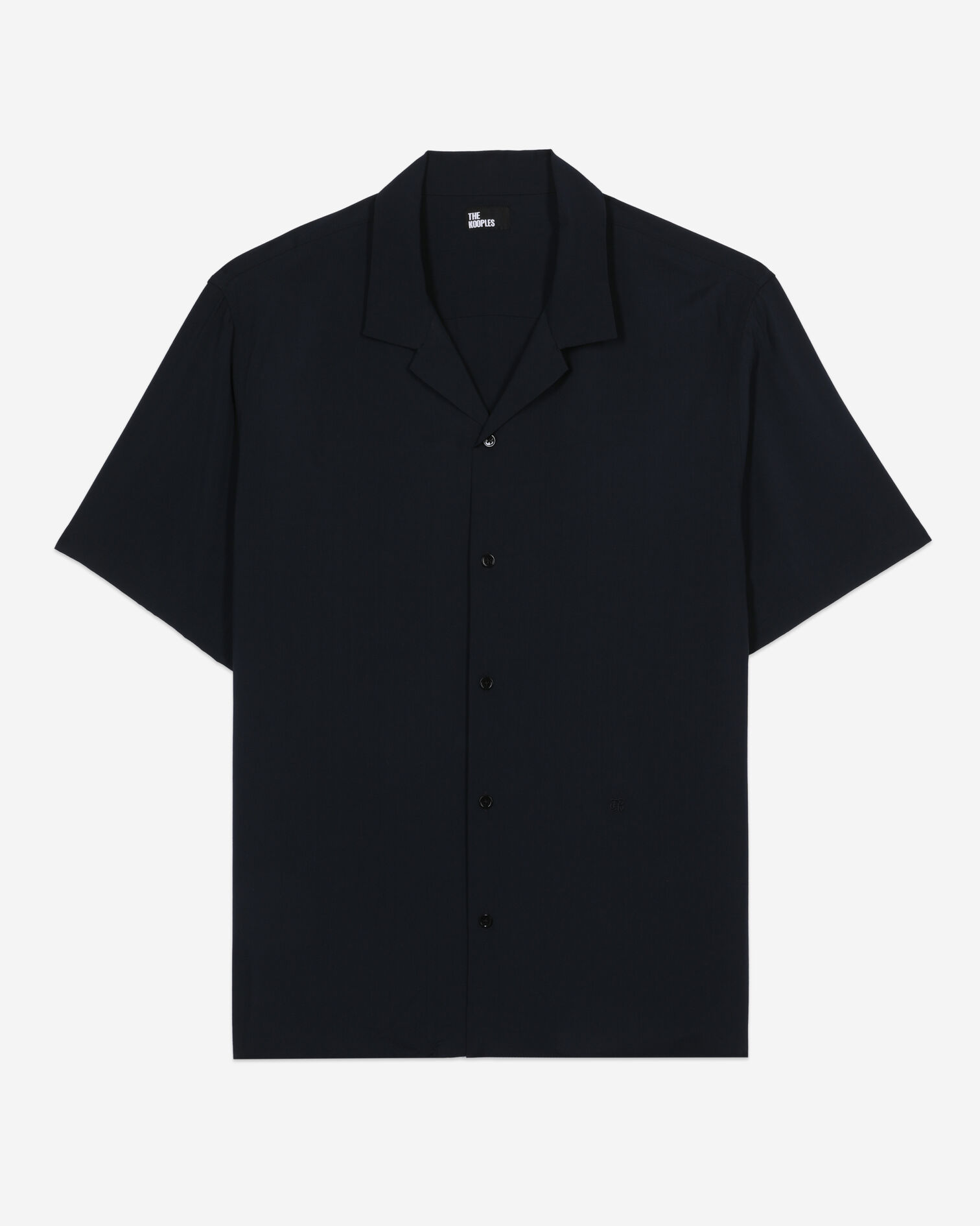 Chemise manches courtes bleu marine, NAVY, hi-res image number null
