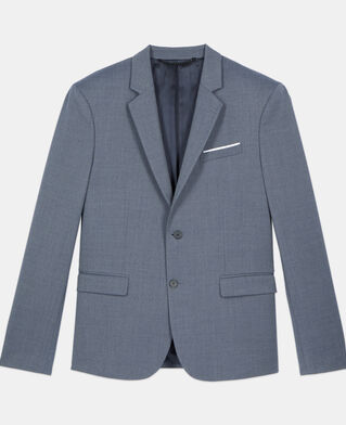 The Kooples MEN BLUE blue wool suit jacket