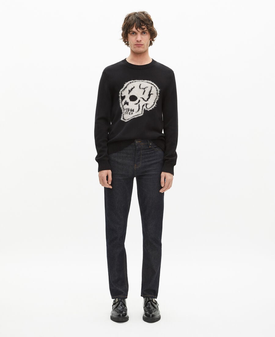 The Kooples HOMME BLUE RINSE jean slim denim bleu