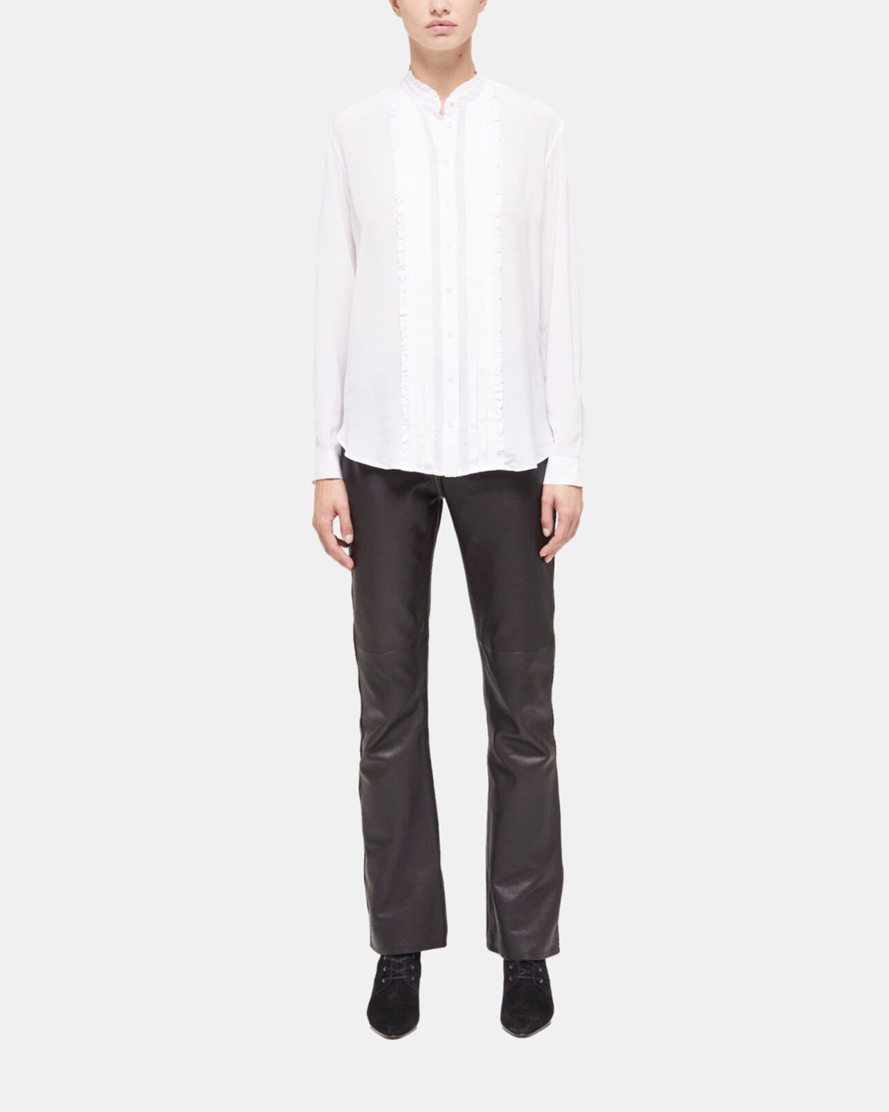 The Kooples DAMEN WHITE fließendes, weißes hemd