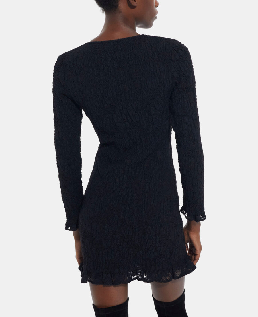 short black lace dress